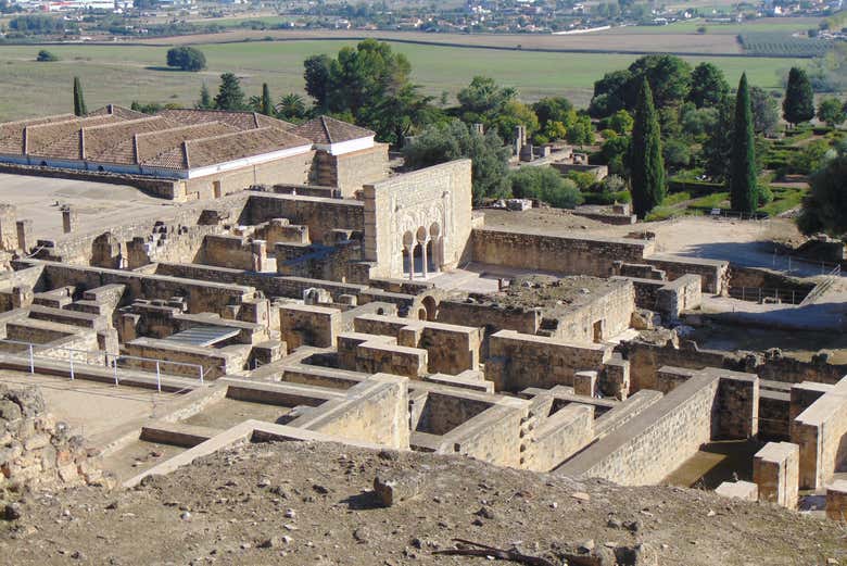 Vistas del complejo de Medina Azahara