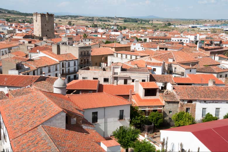 Vista aérea de Coria