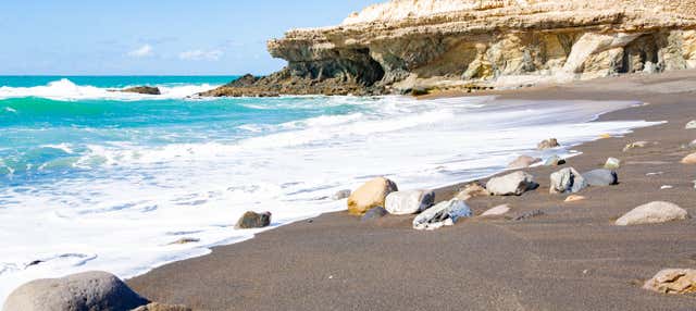 Excursion aux grottes d'Ajuy et à la plage de Sotavento