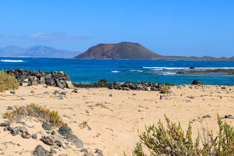 Panorâmica da ilha de Lobos