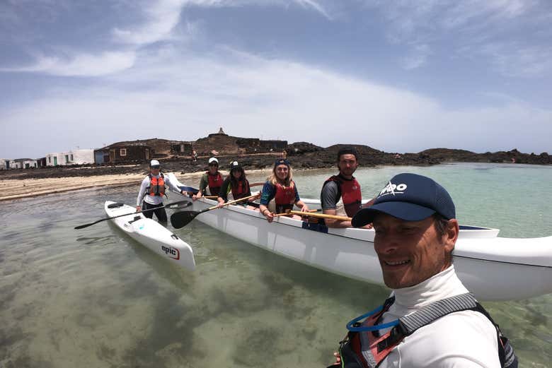 Commencez l'excursion en kayak