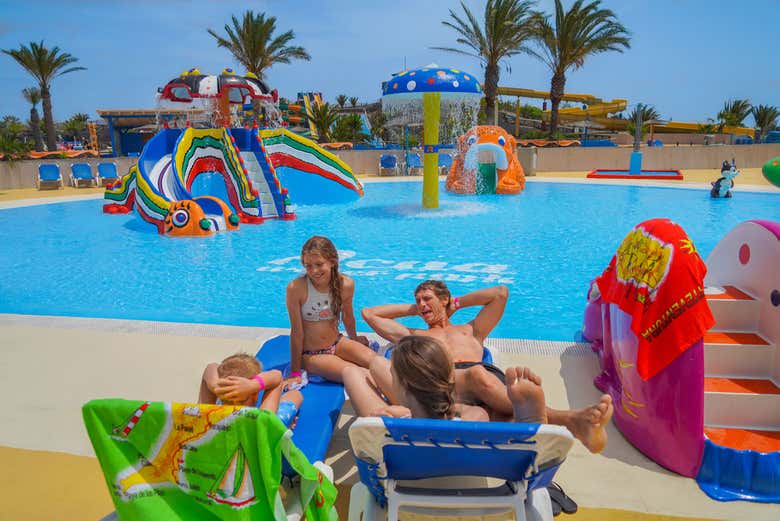 Piscinas do parque aquático