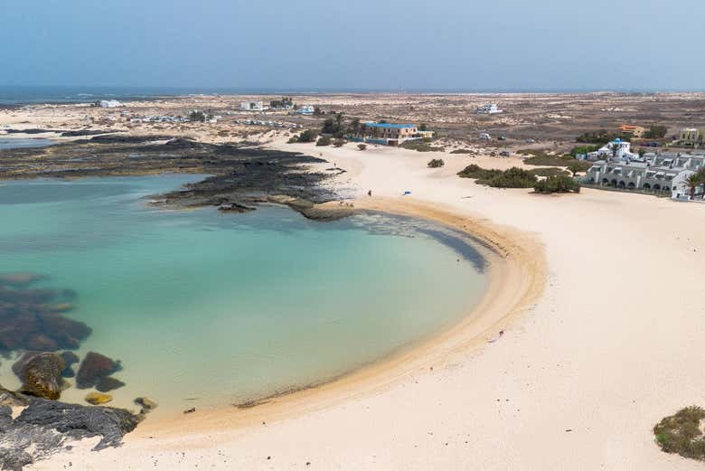 Playa de La Concha, en El Cotillo