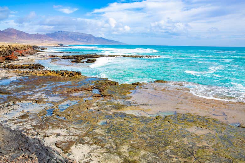 Unspoilt beach of Juan Gómez in Jandía, in South Fuerteventura