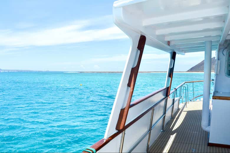 Do barco, você poderá apreciar belas vistas