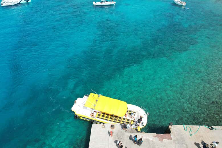 Embarcation pendant l'activité