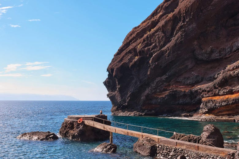 Dramatic coastal cliffs of Masca in Tenerife