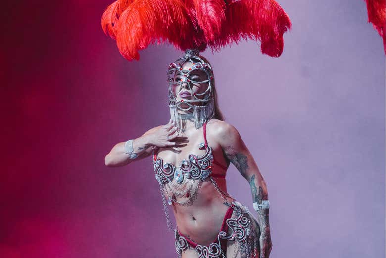 Une des danseuses du spectacle