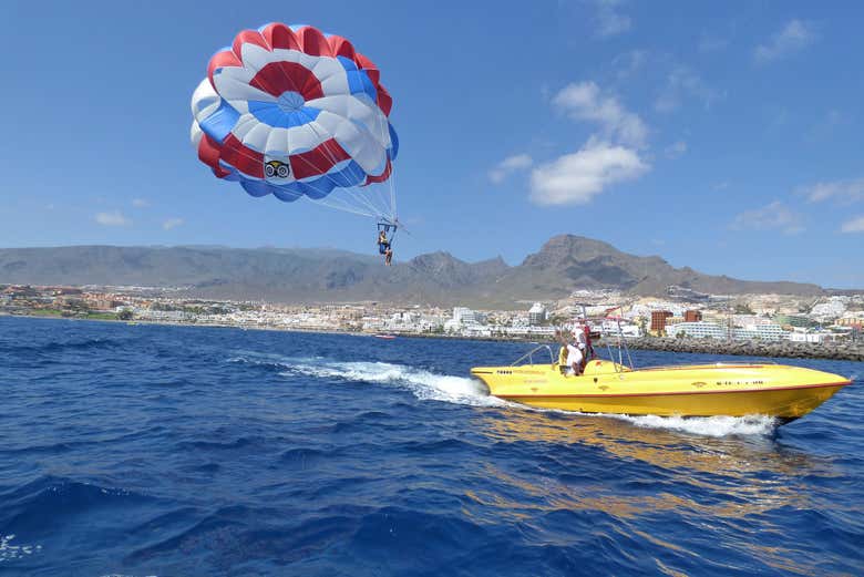 Parasailing nel sud di Tenerife