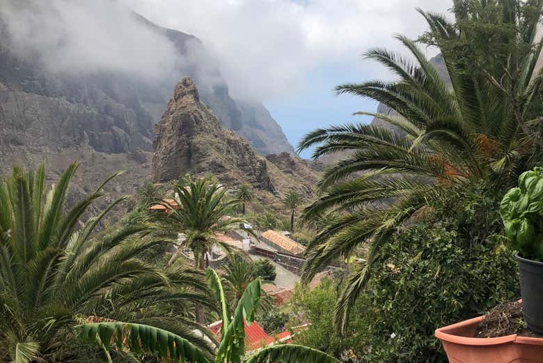 Paisaje montañoso del Valle de Masca