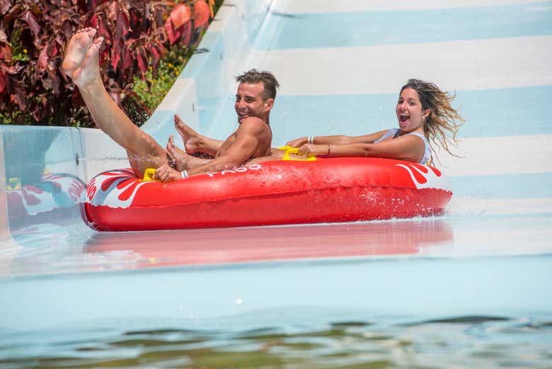 Buckets of fun at the Aqualand Costa Adeje water park