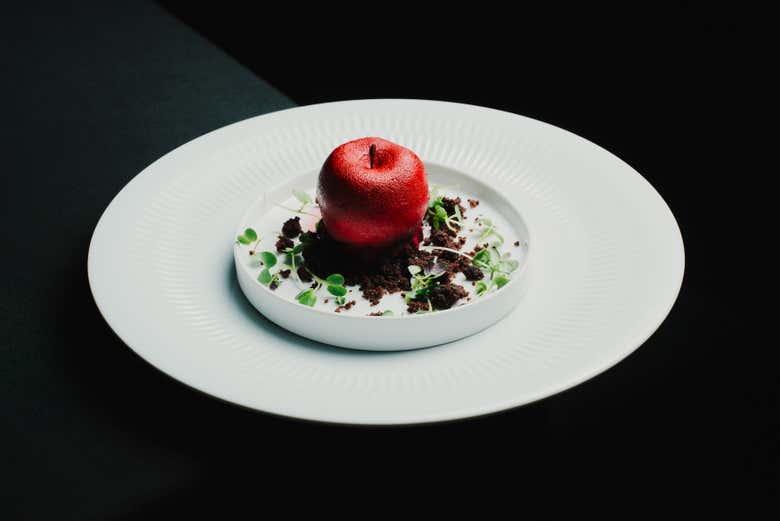 Uno de los postres del menú