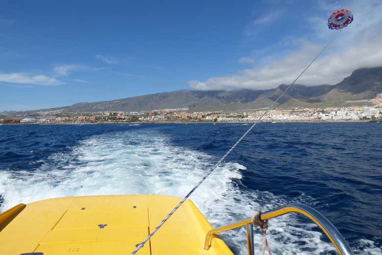 Parasailing a Costa Adeje