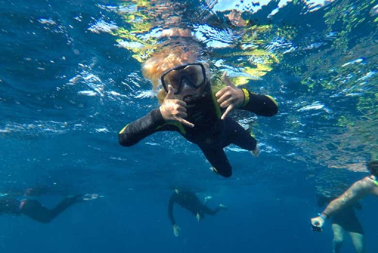 Snorkel em La Caleta de Adeje