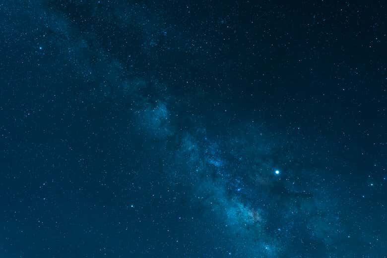 Un des bras de la Voie lactée vu depuis le Teide
