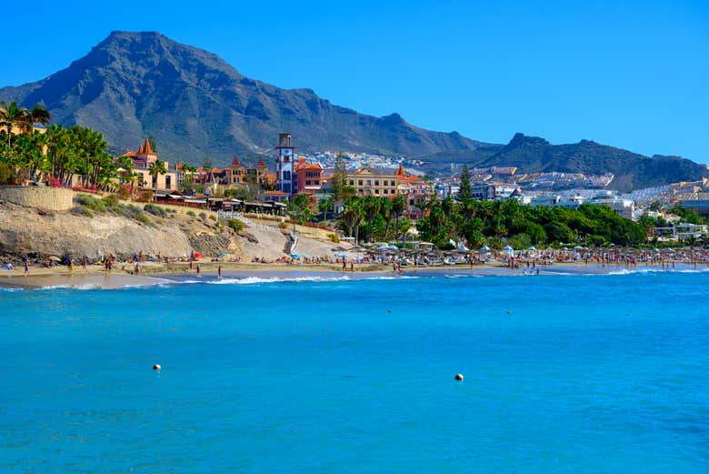 Admirando la playa del Duque