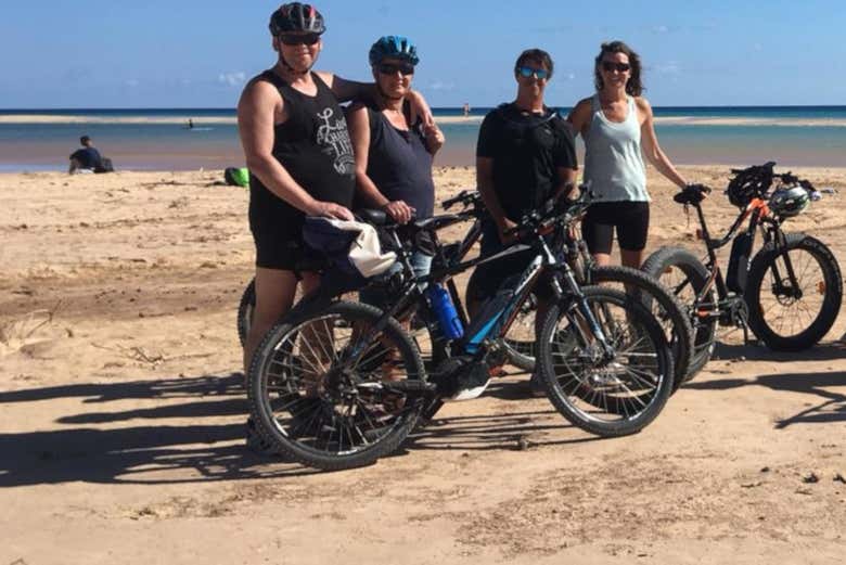 Faire du vélo électrique dans le sud de Fuerteventura