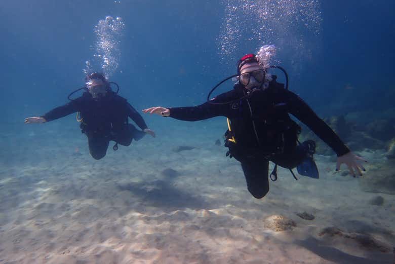 Learning how to scuba dive