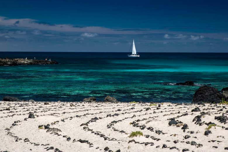 Una de las playas del norte de Lanzarote