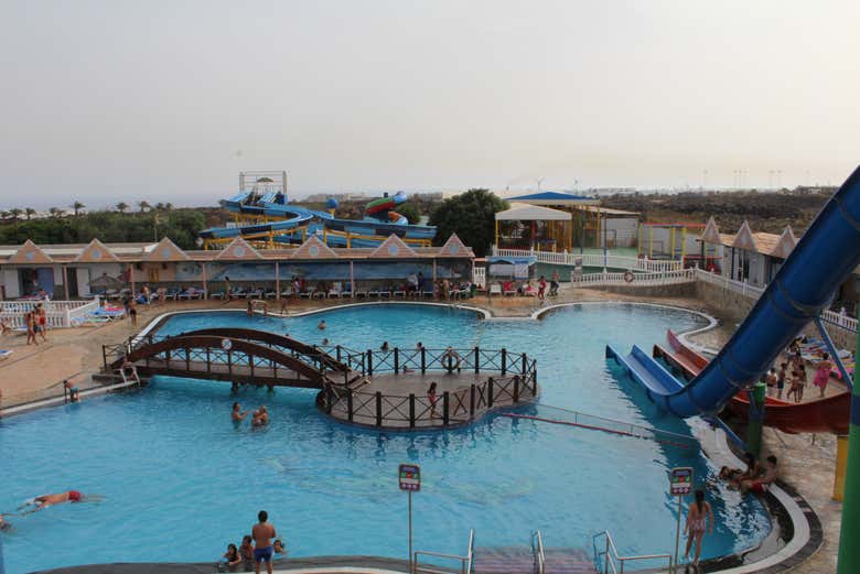 Une des piscines du parc aquatique