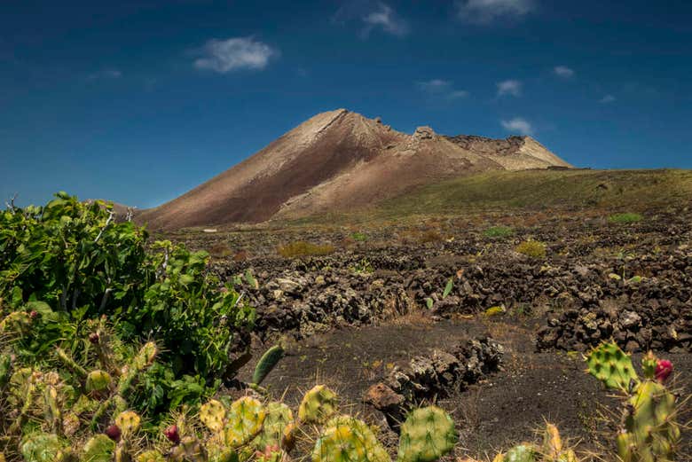 Vulcão no norte de Lanzarote