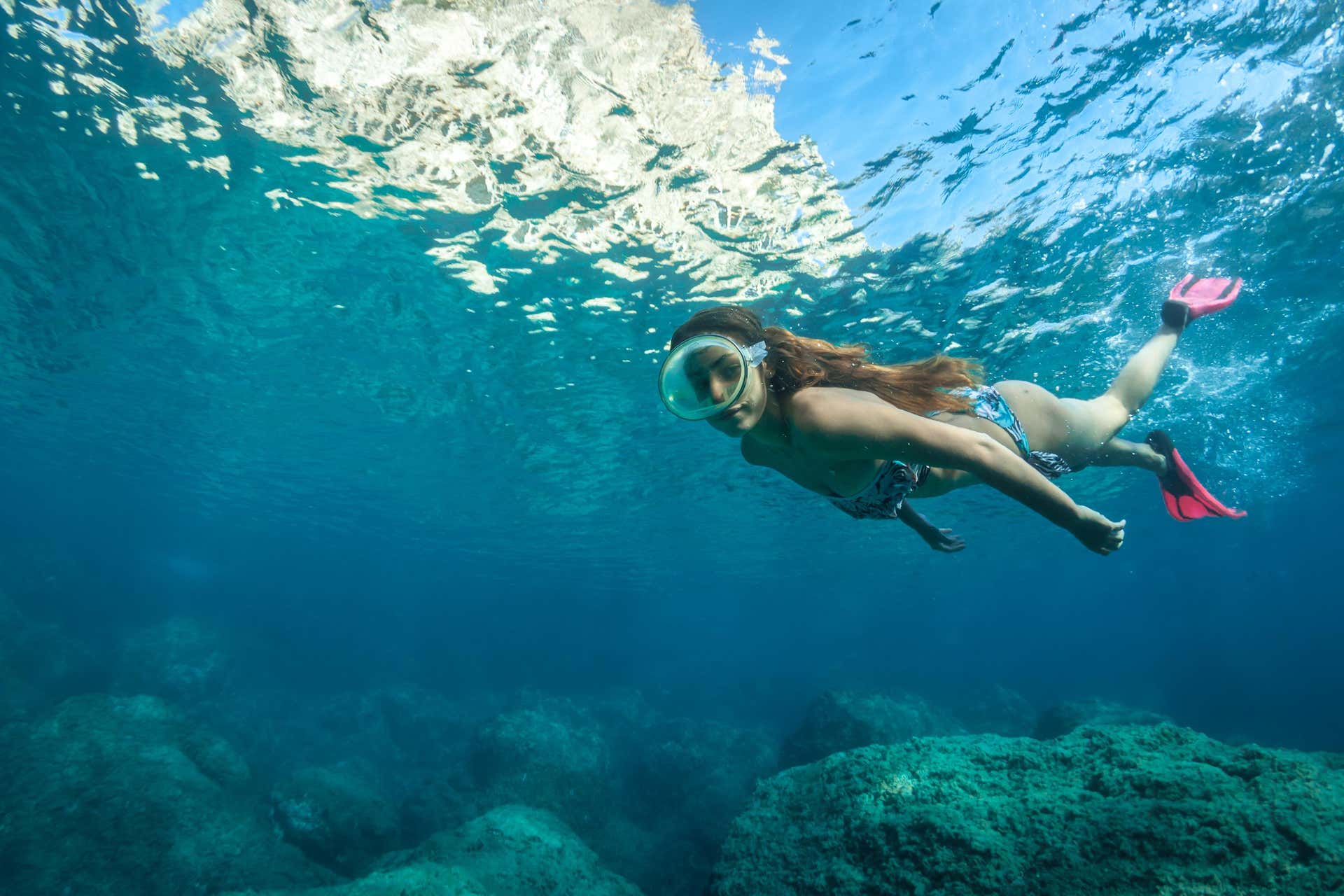 Snorkeling a Costa Teguise