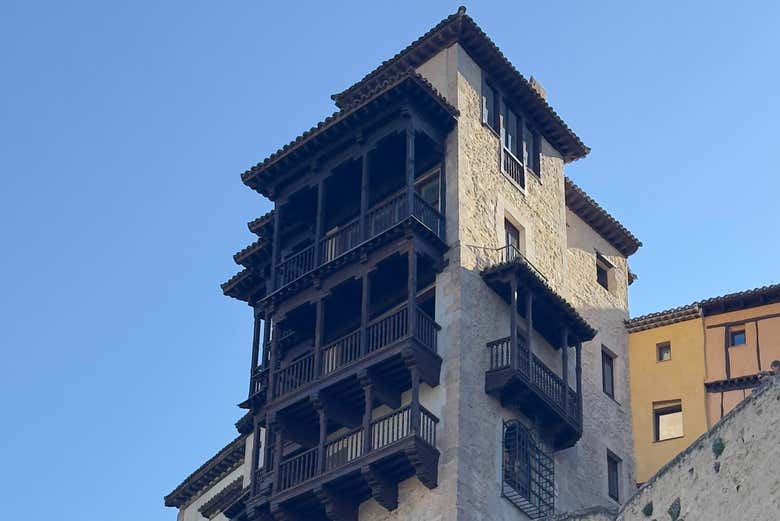 Balcones de madera de las Casas Colgadas