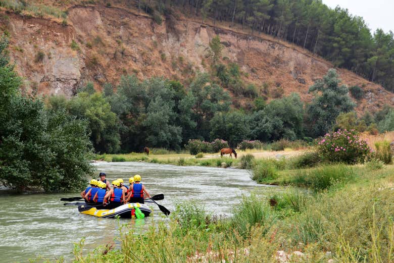 Remando por el río Genil
