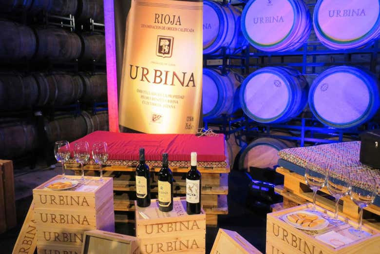 Vinos de las bodegas Urbina