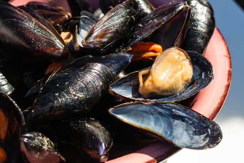 Tomaremos una rica degustación de mejillones