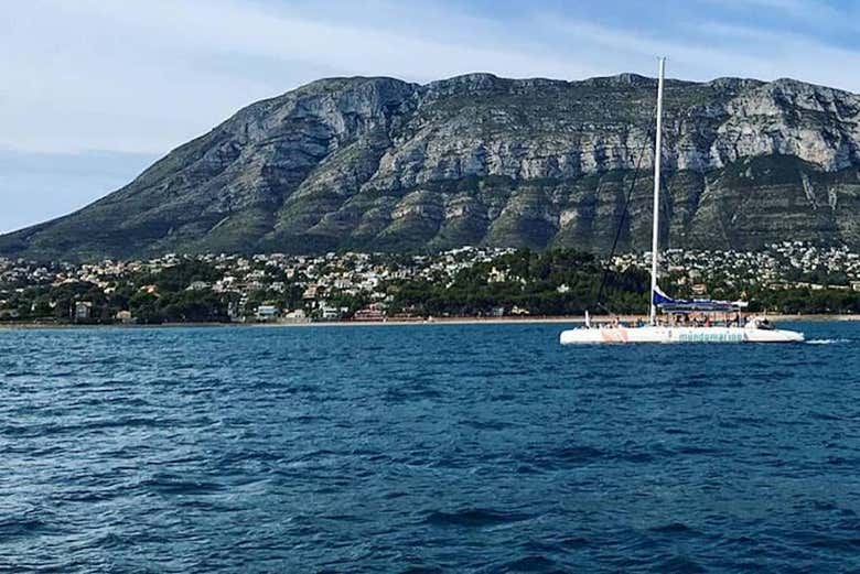 Catamaran trip along the Denia coastline