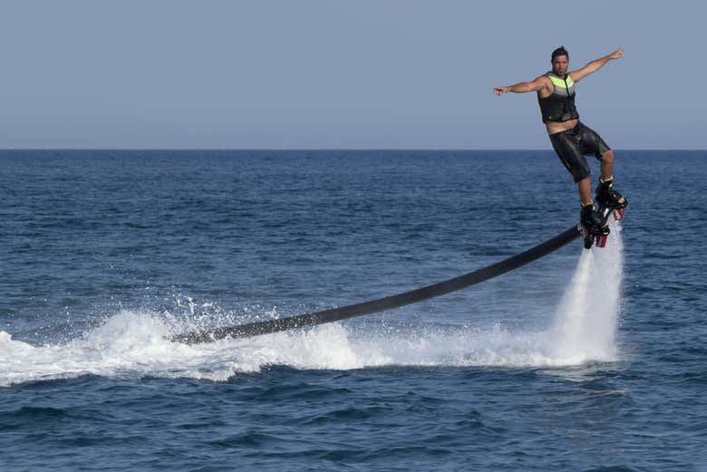 Flyboarding in Denia
