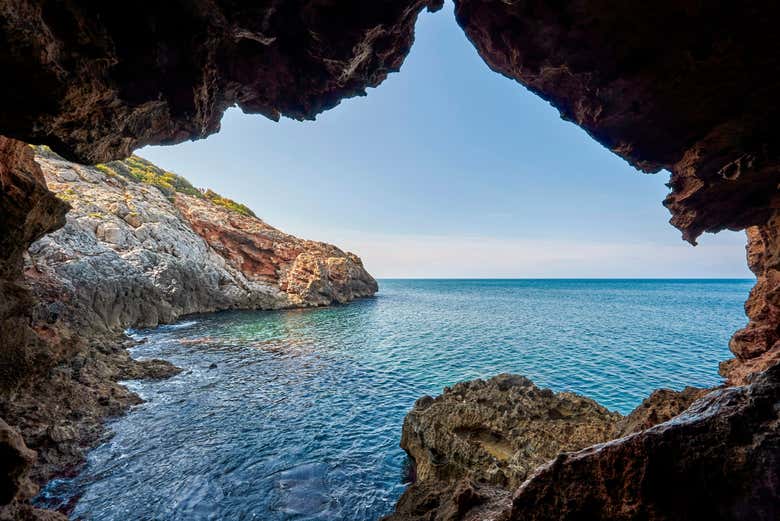Panorámica de la Cova Tallada