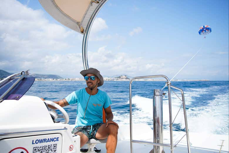 The captain of the boat