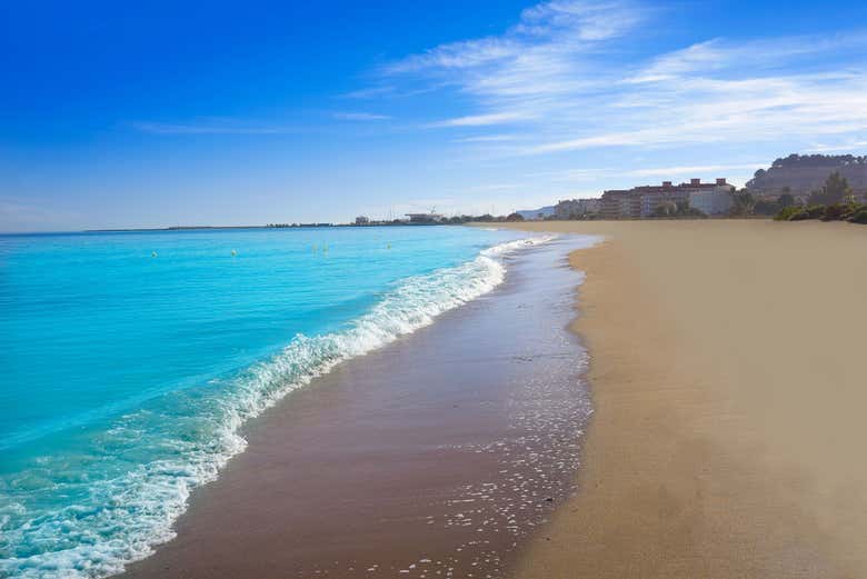 The beaches of Denia