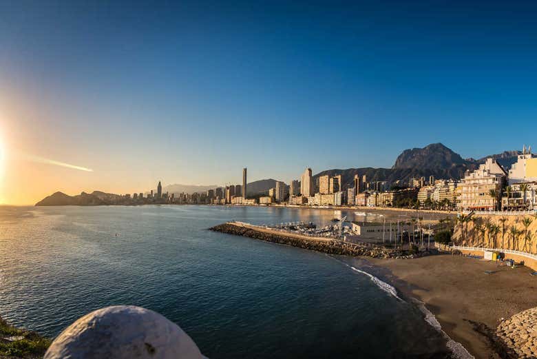 Panoramic view of Denia