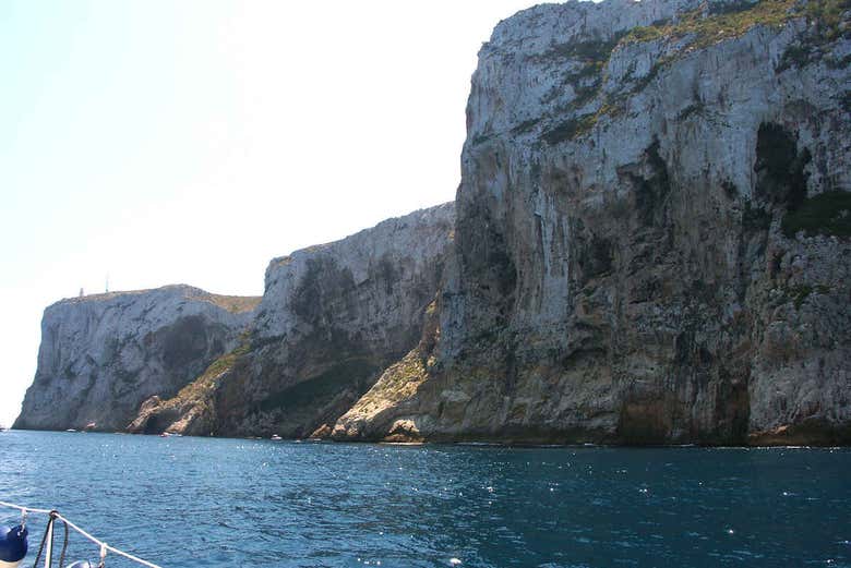 The cliffs of Alicante