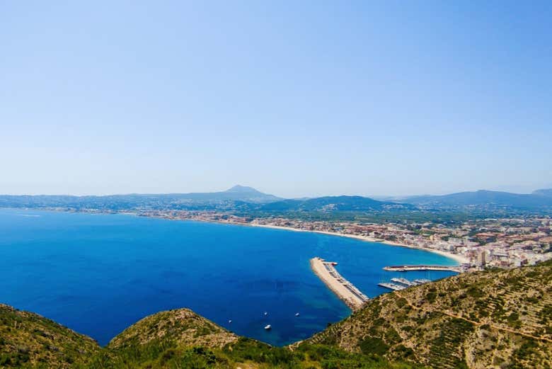 View of Alicante's coastline