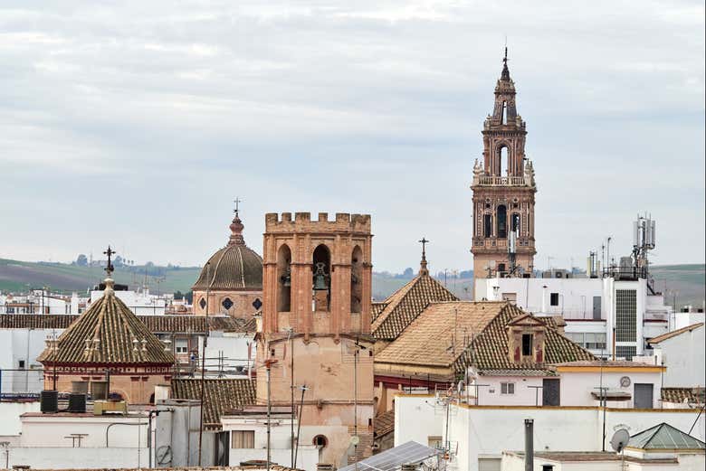Panorámica de Écija y sus iglesias