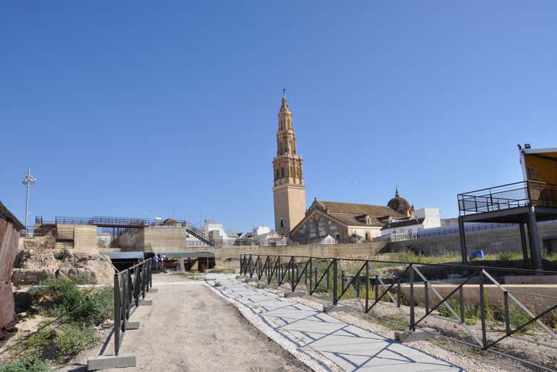 Llegando al yacimiento arqueológico