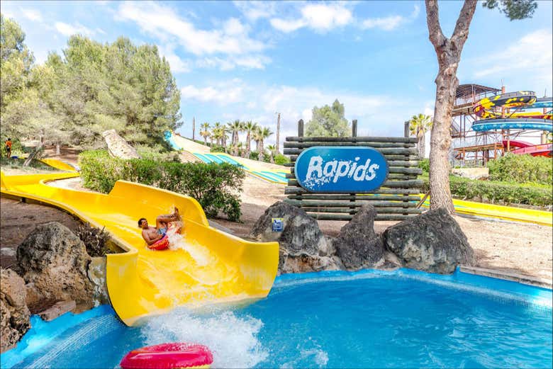 Rapides à Aqualand El Arenal