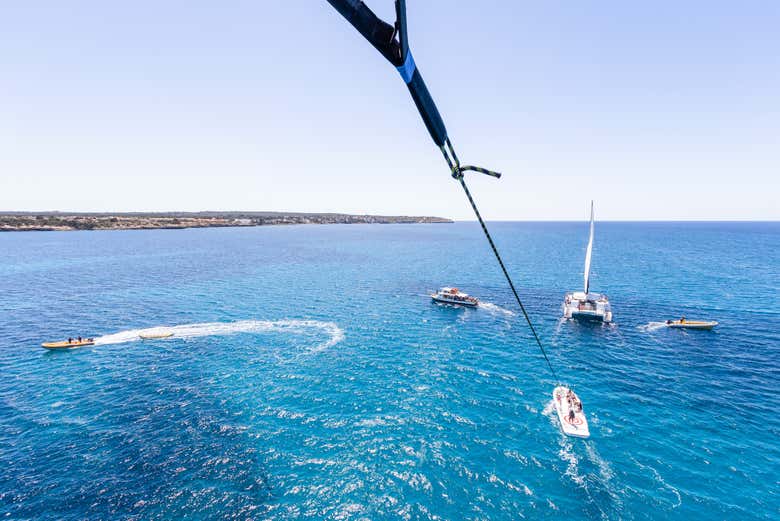 Flying over Palma Bay