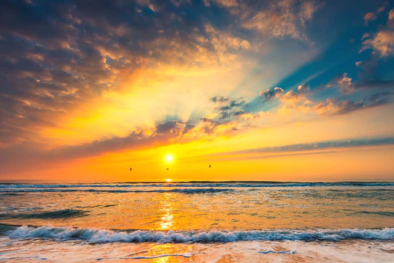 A breathtaking sunset