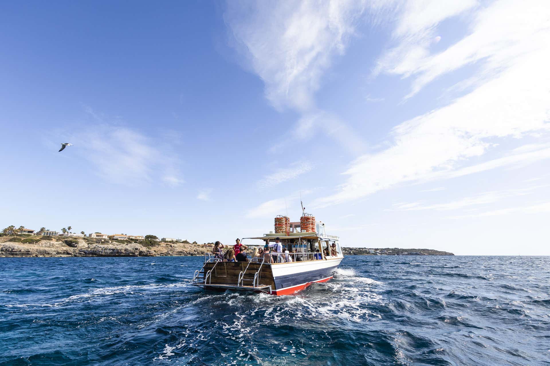 Balade en bateau dans la baie de Palma