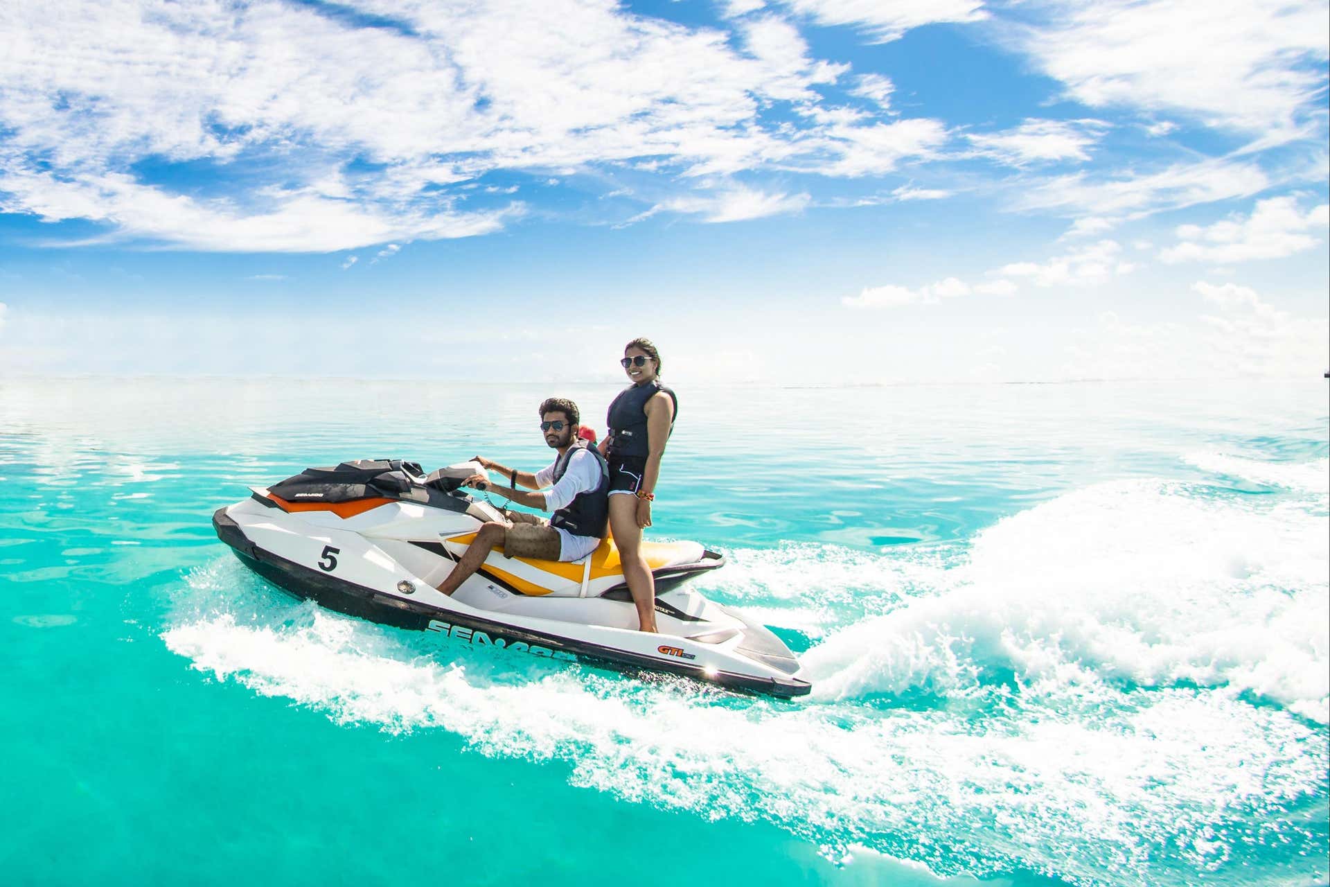 Tour de jet ski pela baía de Palma