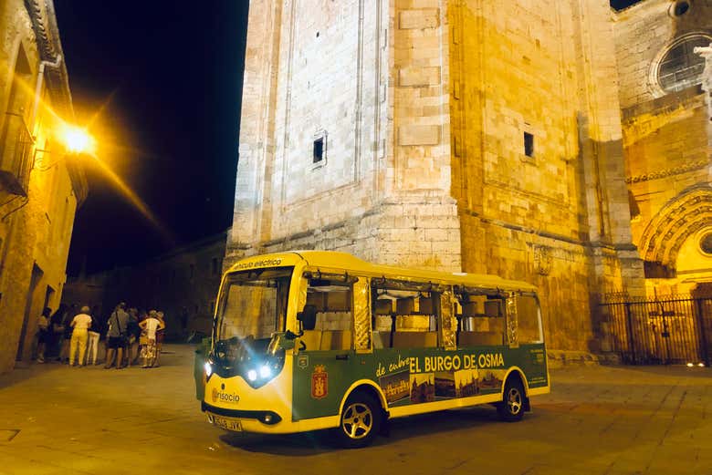 Percorrendo El Burgo de Osma de ônibus