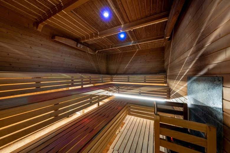 Sauna en el circuito de contrastes
