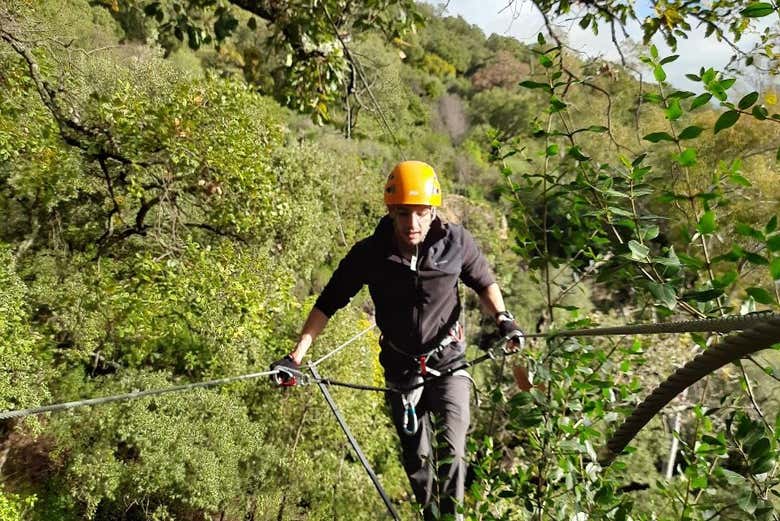 Feel the rush on the via ferrata!