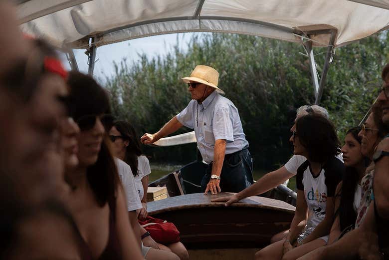 Balade en bateau à l'Albufera