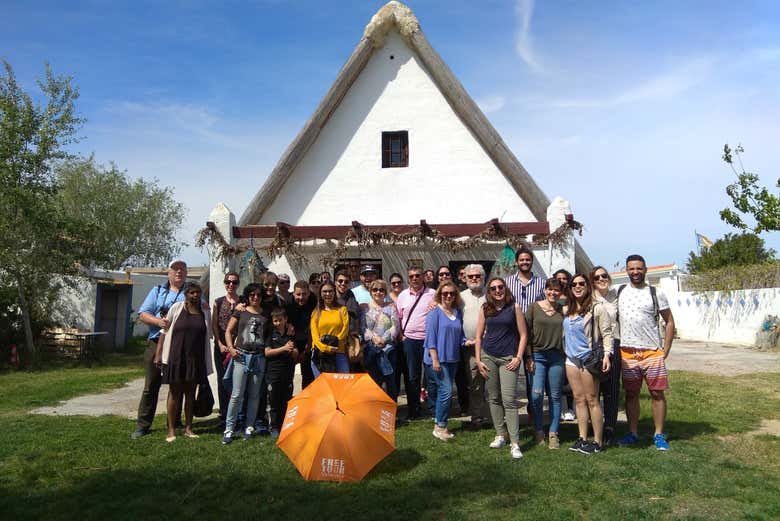 Photo de groupe lors du free tour à l'Albufera
